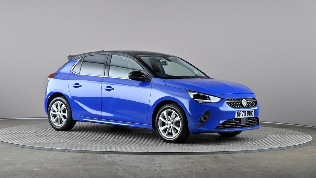 Compare Vauxhall Corsa 1.2 Turbo Elite Nav DP70BWK Blue