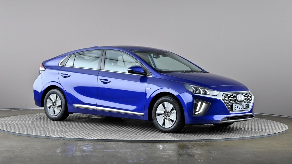Compare Hyundai Ioniq 1.6 Gdi Hybrid Premium Dct EK70LBU Blue