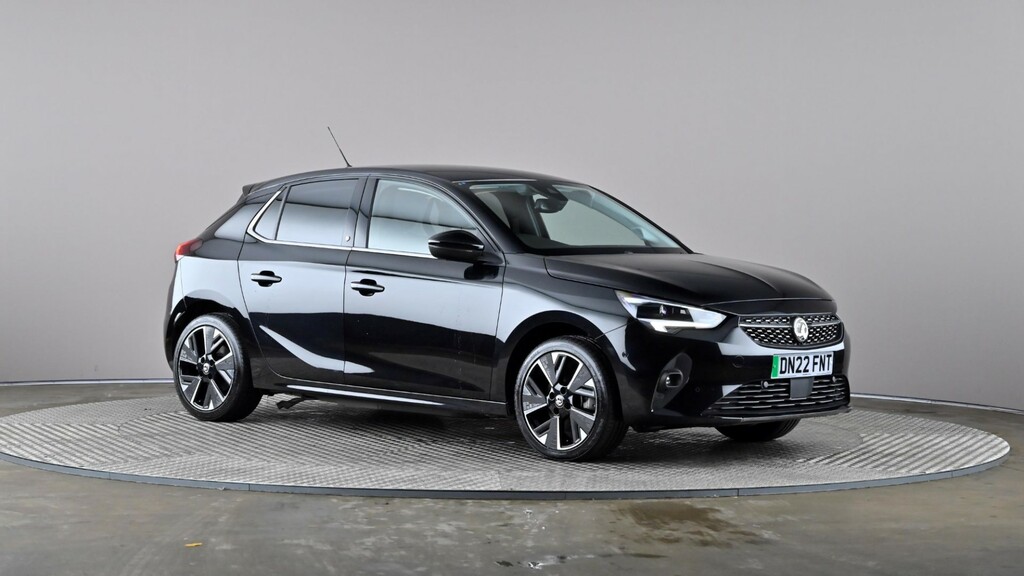 Compare Vauxhall Corsa-e 100Kw Elite Premium 50Kwh 11Kwch DN22FNT Black