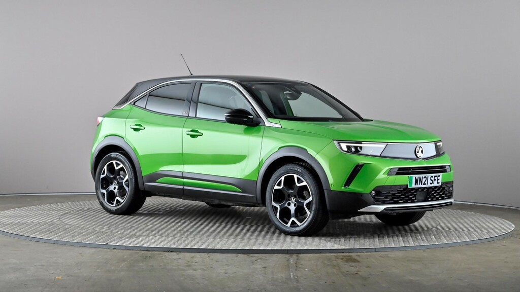 Compare Vauxhall Mokka-e 100Kw Launch Edition 50Kwh WN21SFE Green