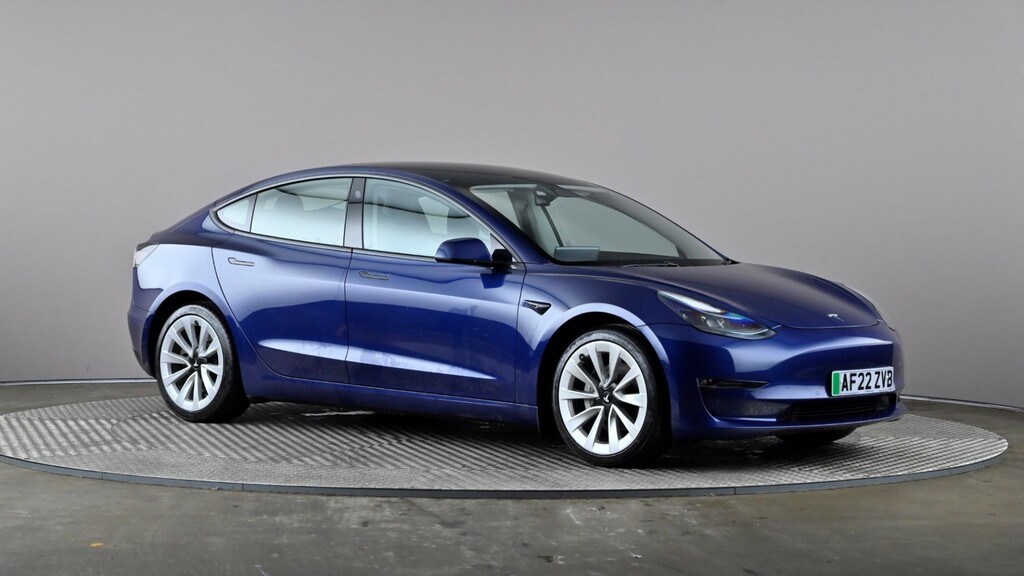 Compare Tesla Model 3 Model 3 Long Range Awd AF22ZVB Blue