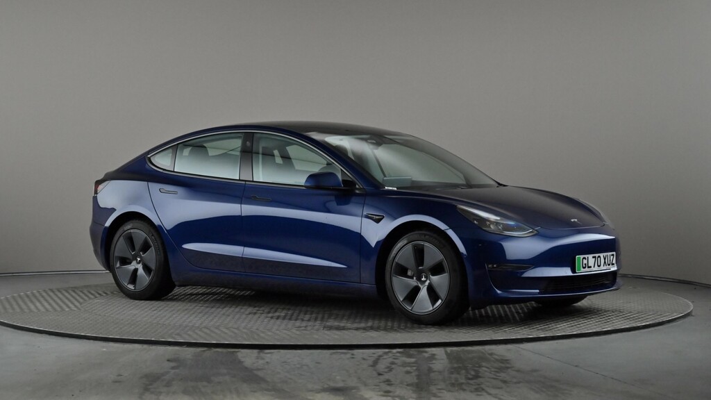Compare Tesla Model 3 Long Range Awd GL70XUZ Blue