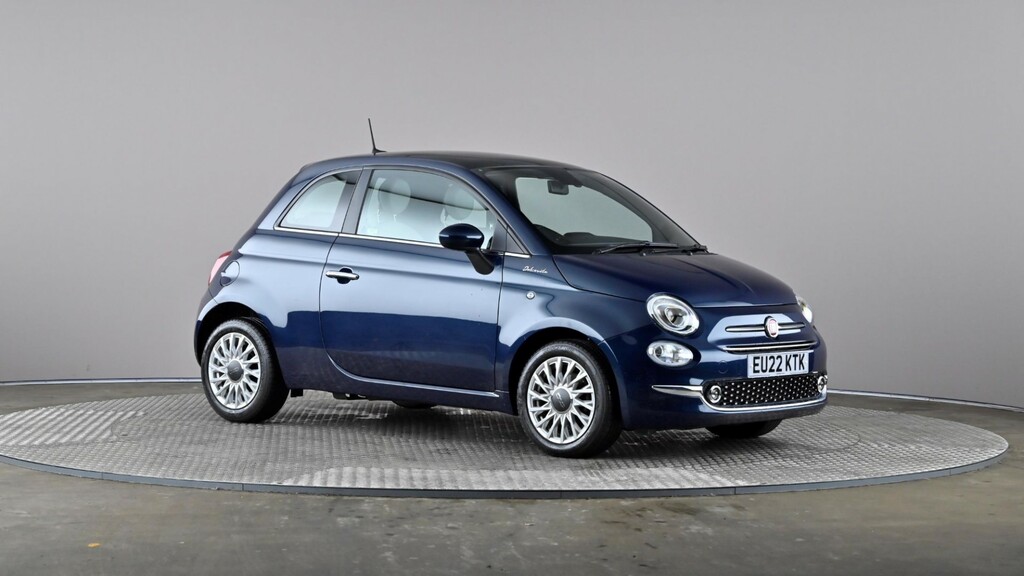 Compare Fiat 500x Dolcevita 1.0 Mild Hybrid Dolcevita Part Leather EU22KTK Blue