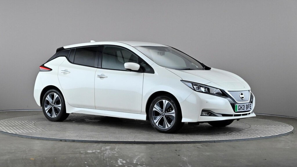 Compare Nissan Leaf 110Kw Tekna 40Kwh GH21BFE White