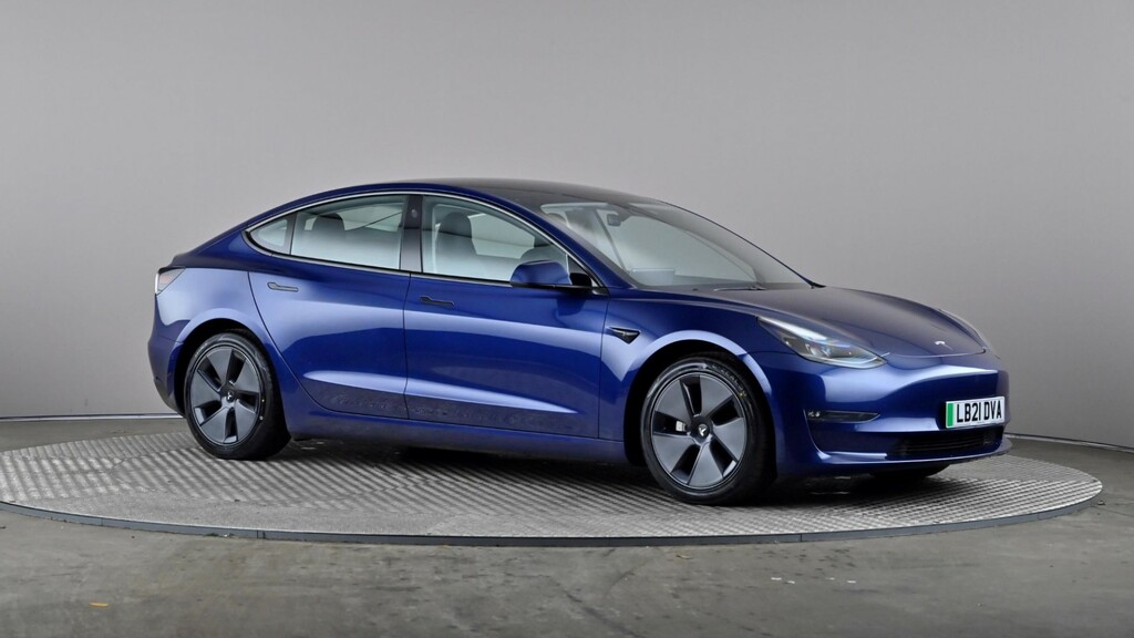 Compare Tesla Model 3 Long Range Awd LB21DVA Blue