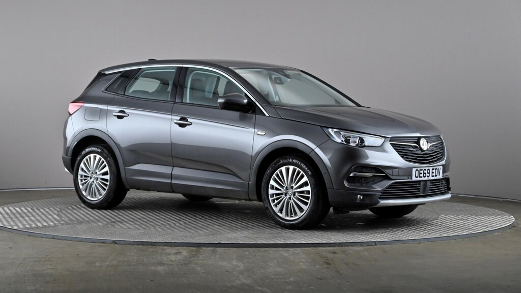 Compare Vauxhall Grandland X 1.2 Turbo Tech Line Nav OE69EDV Grey