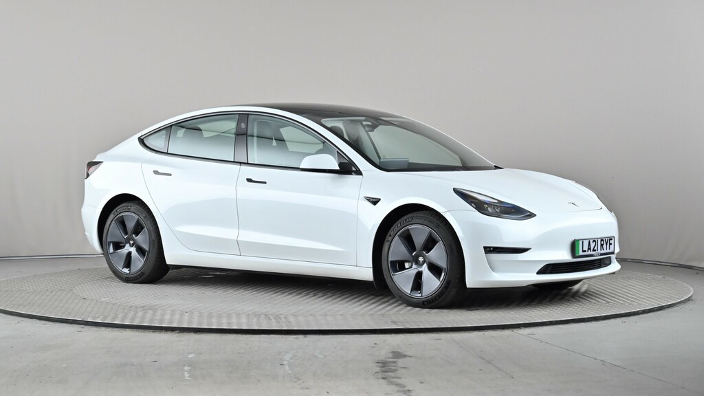 Compare Tesla Model 3 Long Range Awd LA21RYF White