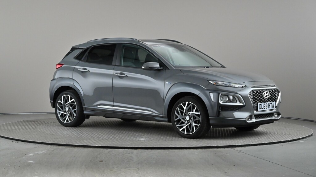 Compare Hyundai Kona 1.6 Gdi Hybrid Premium Dct DL69HTA Grey