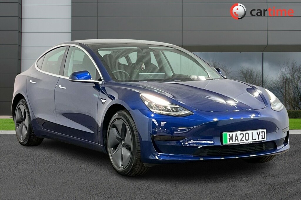Compare Tesla Model 3 Standard Range Plus 302 Bhp Heated Front Seats, MA20LYD Blue