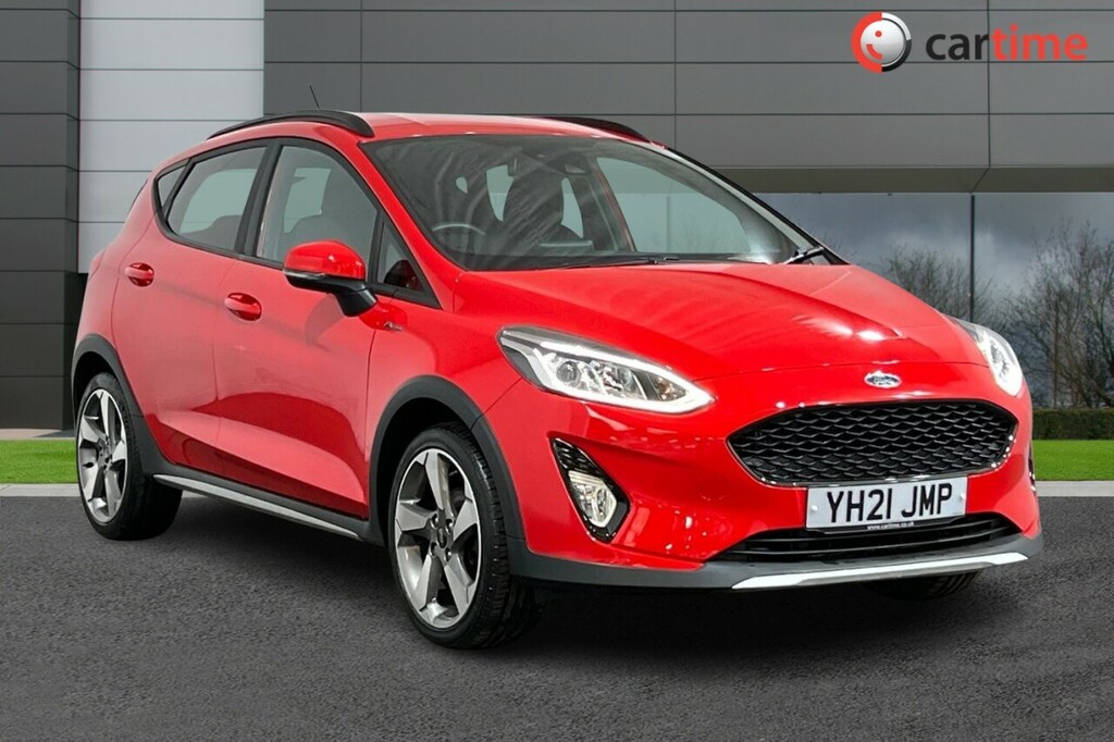 Compare Ford Fiesta 1.0 Active Edition 94 Bhp Android Ca YH21JMP Red