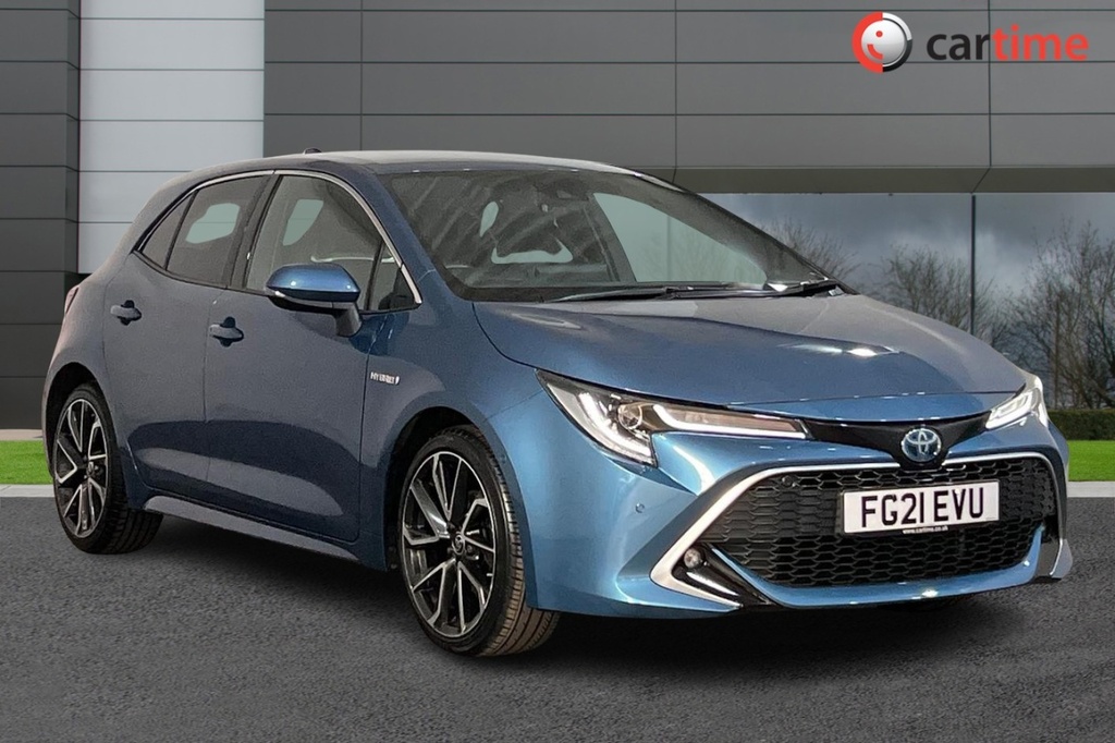 Compare Toyota Corolla 1.8 Excel 121 Bhp 8-Inch Touchscreen, Parking S FG21EVU Blue