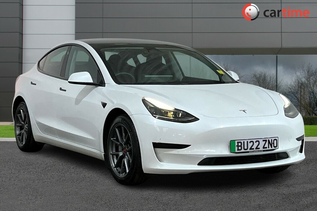 Compare Tesla Model 3 Standard Range Plus 302 Bhp Front And Rear Heat BU22ZNO White
