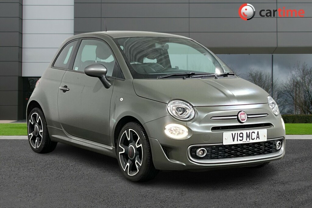 Compare Fiat 500 1.2 S 69 Bhp 7In Touchscreen Display, Rear Park V19MCA Green