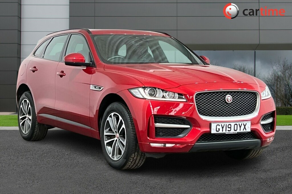 Compare Jaguar F-Pace 2.0 R-sport Awd 177 Bhp 10-Inch Touchscreen, An GY19OYX Red