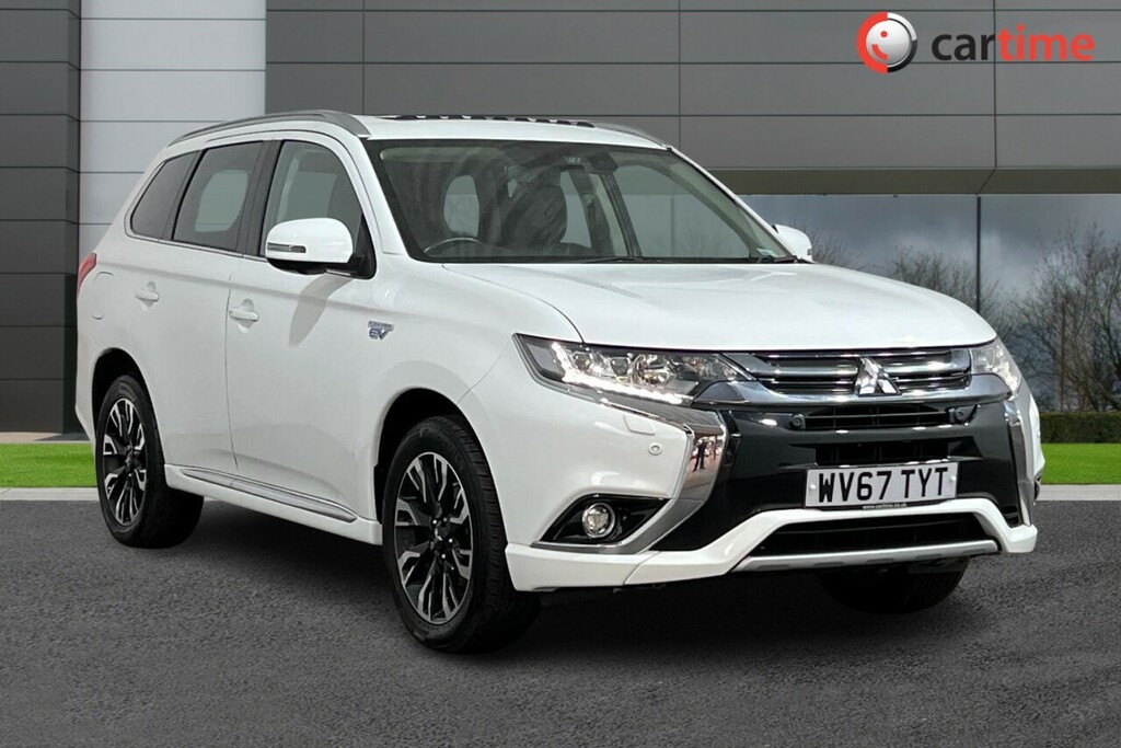 Compare Mitsubishi Outlander 2.0 Phev 4Hs 200 Bhp Full Leather Seat Facings, WV67TYT White