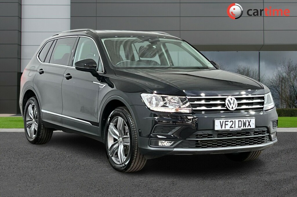 Compare Volkswagen Tiguan Allspace 1.5 Match Tsi Evo Dsg 148 Bhp Seven Seats, Adap VF21DWX Black