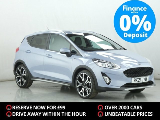 Compare Ford Fiesta 1.0 Active X Edition Mhev 124 Bhp BK21JYW Blue