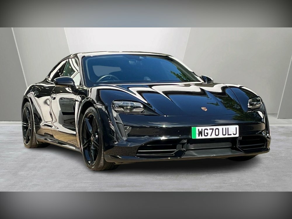 Compare Porsche Taycan Performance Plus 93.4Kwh Turbo Saloon WG70ULJ Black