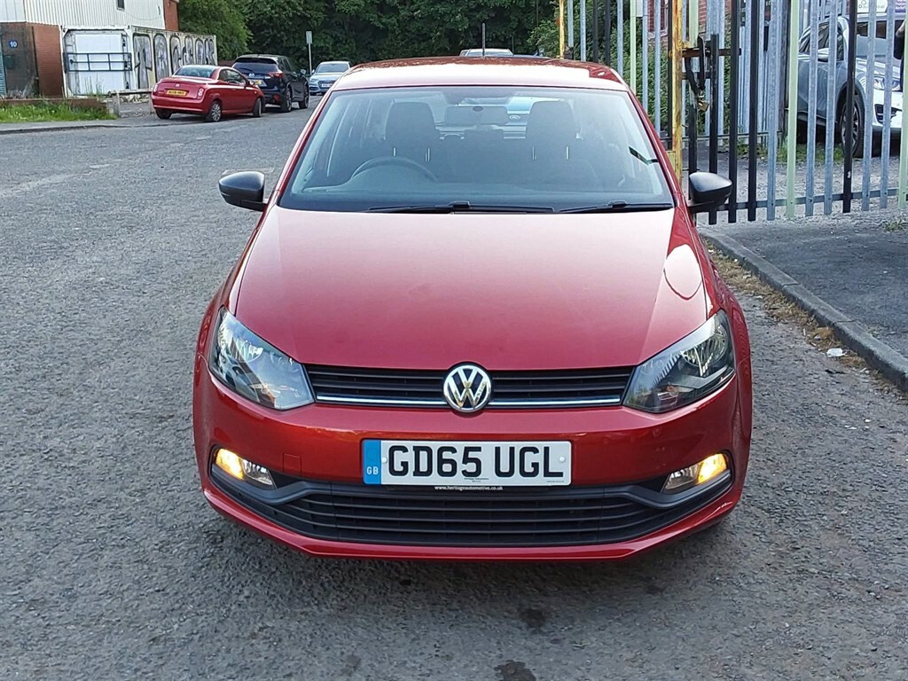 Compare Volkswagen Polo 1.0 Bluemotion Tech S Euro 6 Ss Ac GD65UGL Red