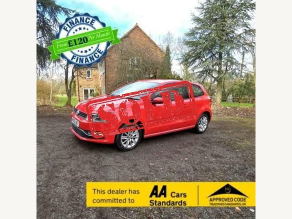 Compare Volkswagen Polo 1.0 Bluemotion Tech Se Euro 6 Ss WX15VWT Red