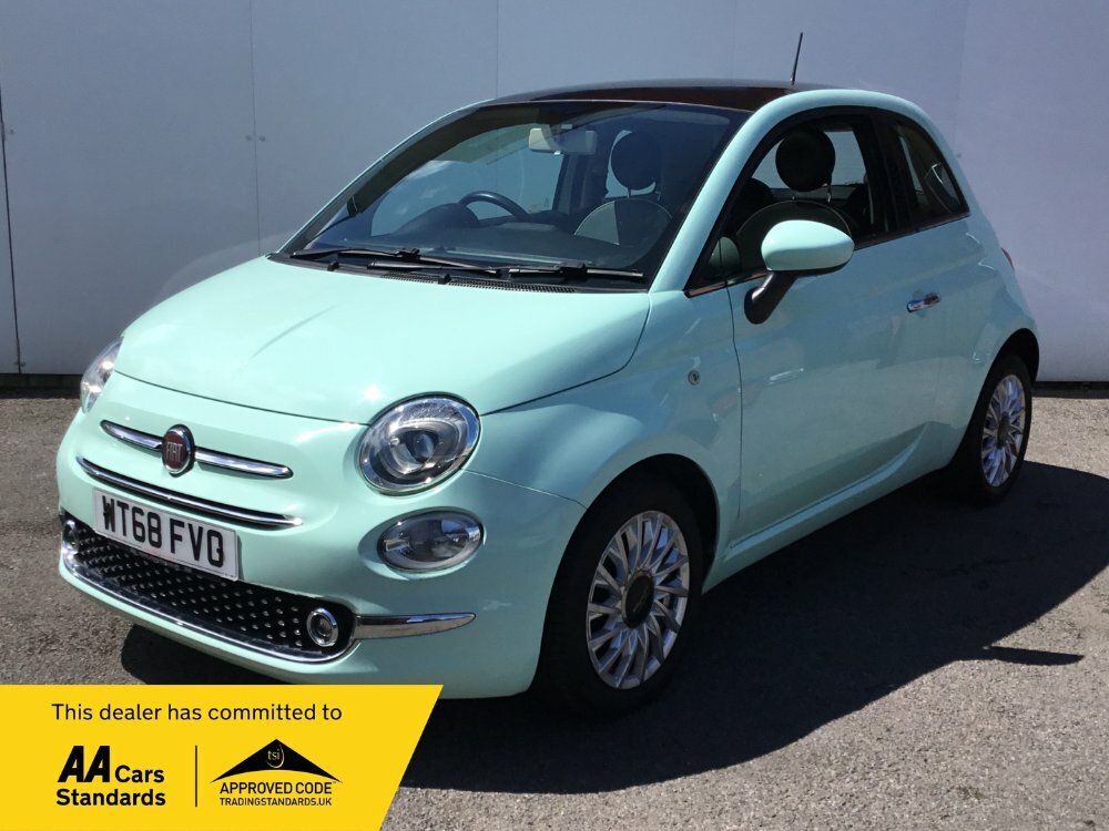 Compare Fiat 500 Lounge 3-Door WT68FVO Green