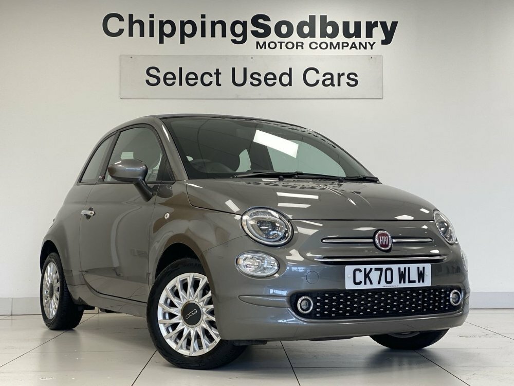 Compare Fiat 500C Mhev Lounge Convertible Euro 6 CK70WLW Grey