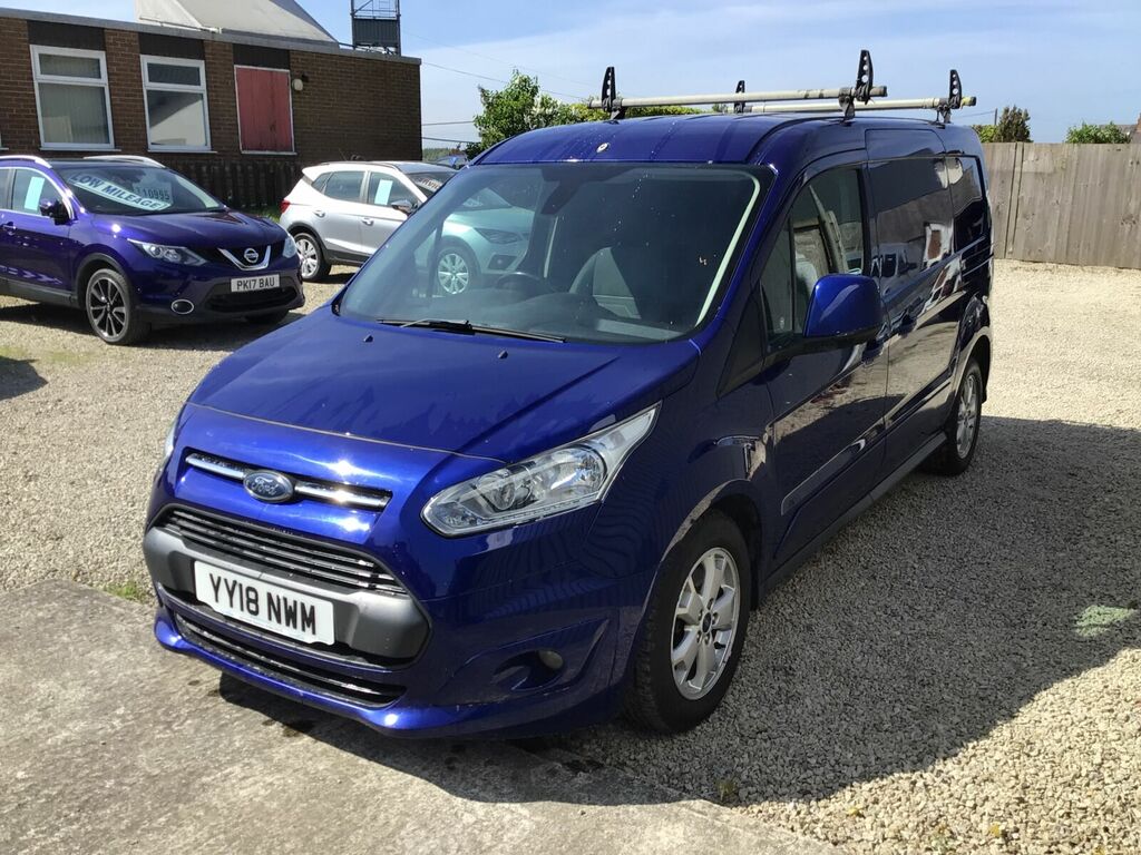 Compare Ford Transit Connect Connect 240 Ltd 1.5 Van Side Loading Door O YY18NWM Blue