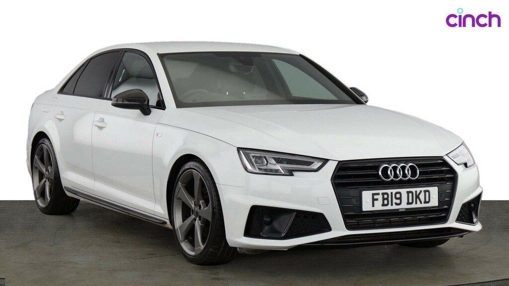 Compare Audi A4 Tfsi S Line Black Edition FB19DKD White