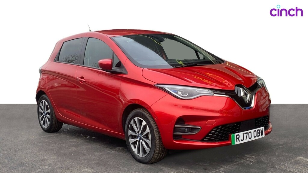 Compare Renault Zoe Gt Line RJ70OBW Red