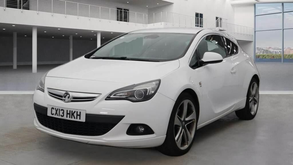 Compare Vauxhall Astra GTC Coupe CX13HKH White