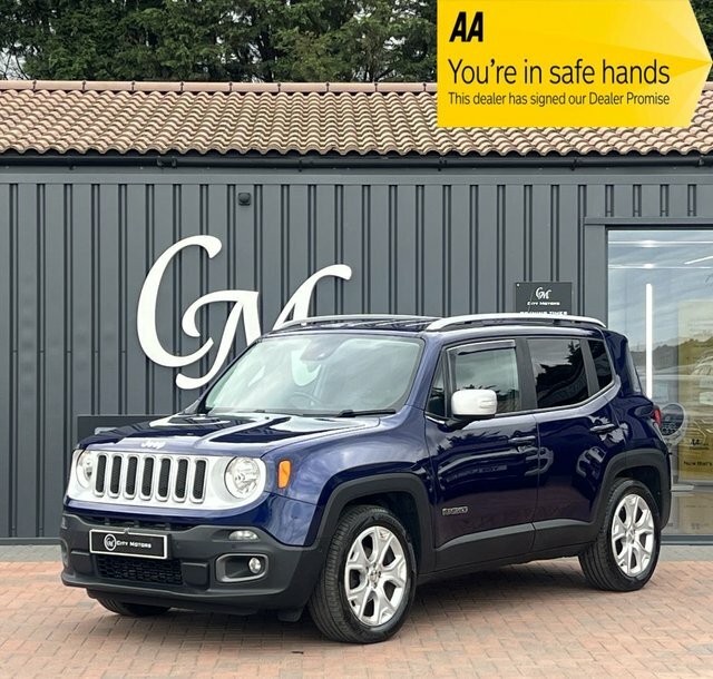 Compare Jeep Renegade 1.4 Limited 138 Bhp BK17OOX Blue