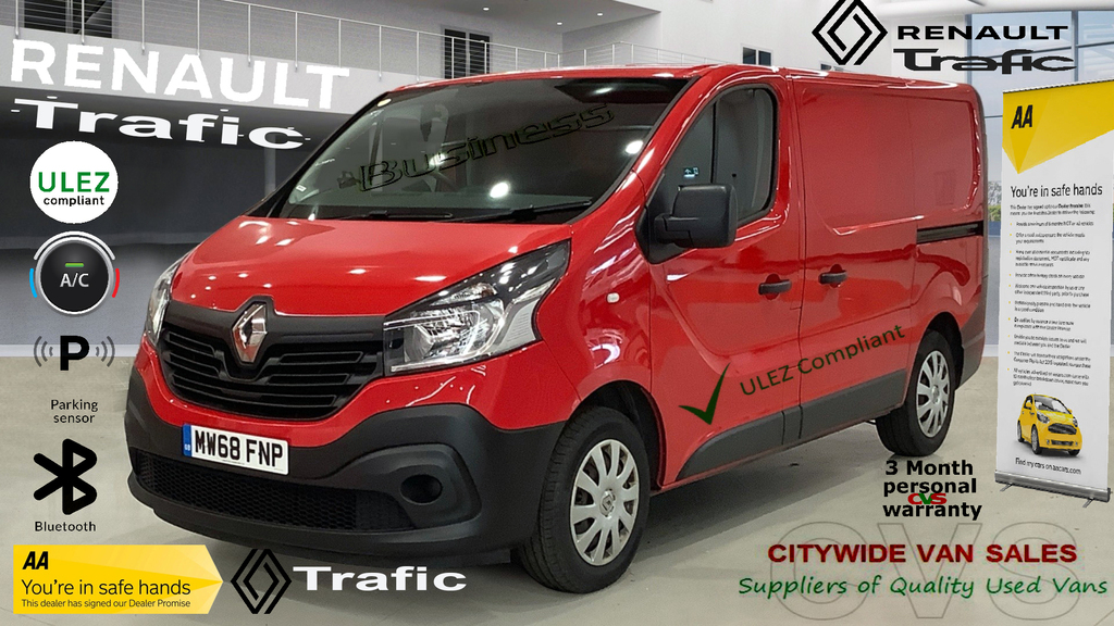Compare Renault Trafic Renault Trafic 2019 MW68FNP Red