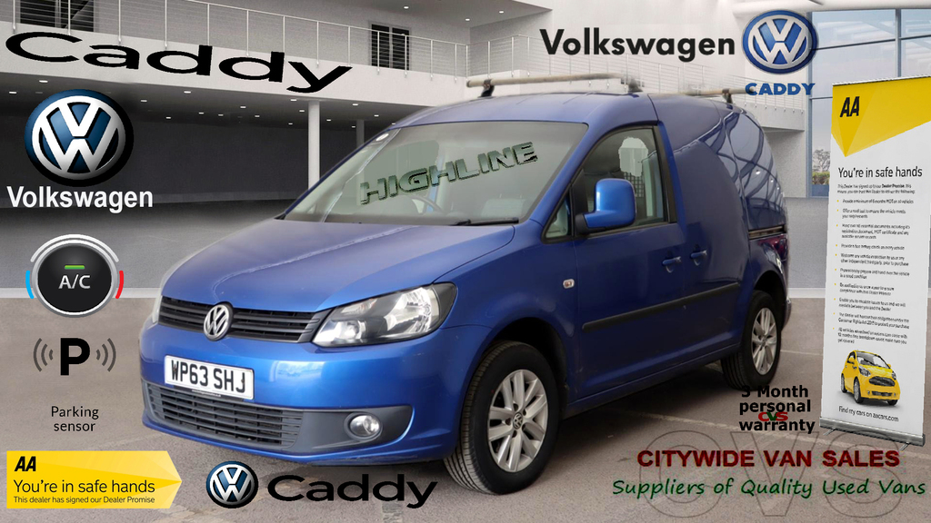 Compare Volkswagen Caddy Volkswagen Caddy 2014 WP63SHJ Blue