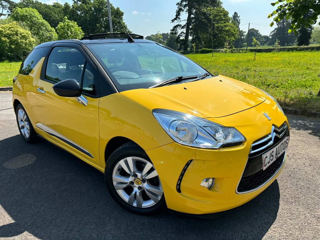 Compare Citroen DS3 Dstyle PX63NWA Yellow