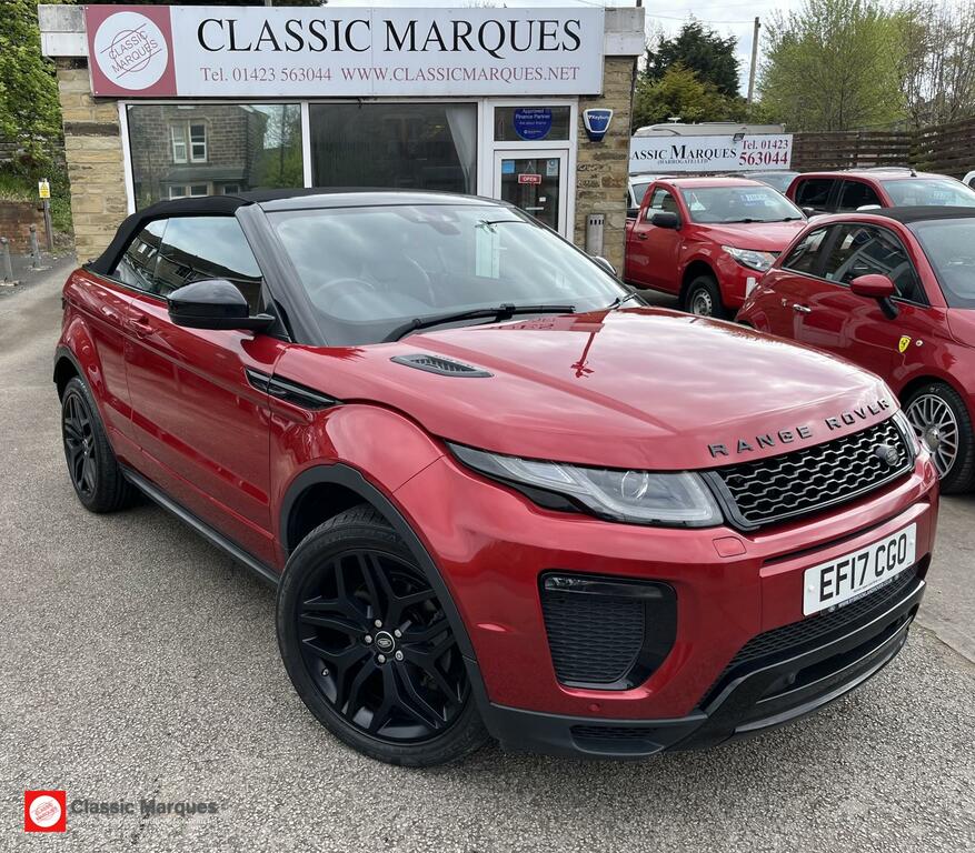 Compare Land Rover Range Rover Evoque Hse Dynamic KF18LLU Red