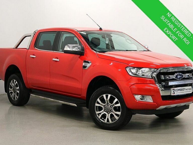 Compare Ford Ranger Double Cab Pick Up Limited 2.2 Tdci 158Ps 4Wd XGZ7744 Red