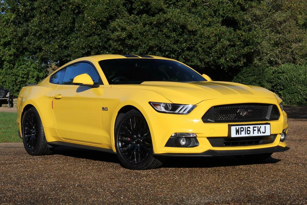 Ford Mustang Coupe Yellow #1