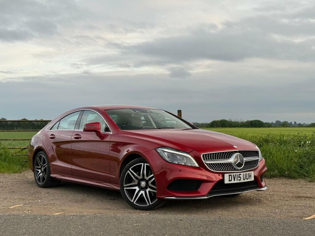 Compare Mercedes-Benz CLS Saloon DV15UUH Red
