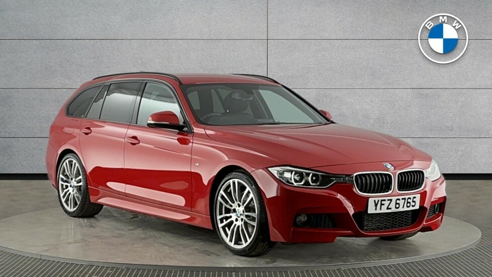 Compare BMW 3 Series 320D M Sport Touring YFZ6765 Red