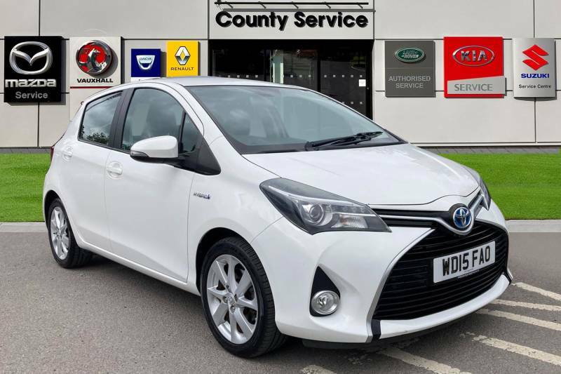 Compare Toyota Yaris 1.5 Hybrid Excel Cvt WD15FAO White
