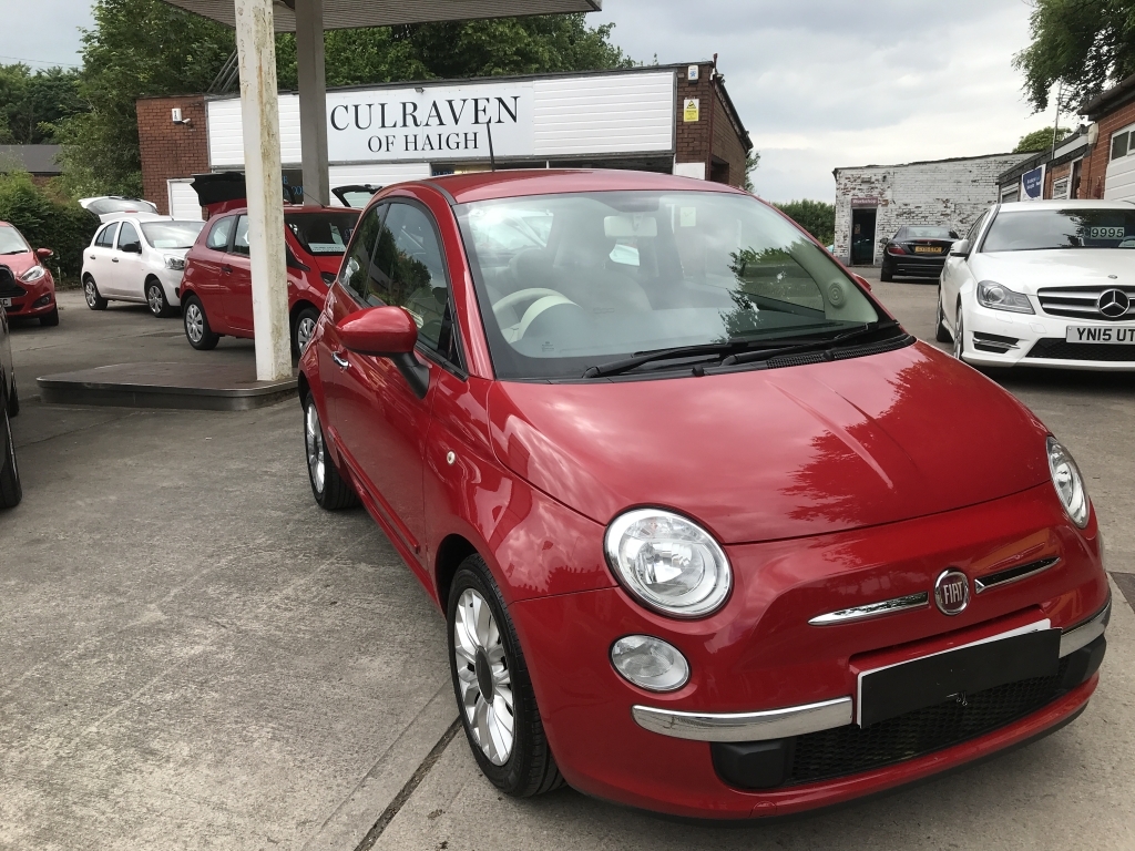 Compare Fiat 500 1.2 Pop Star  Red
