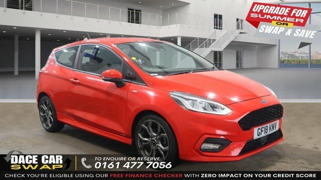 Compare Ford Fiesta 1.0 St-line 99 Bhp GF18KMV Red