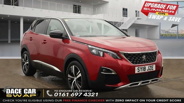 Compare Peugeot 3008 Bluehdi Ss Gt Line SY18JZE Red