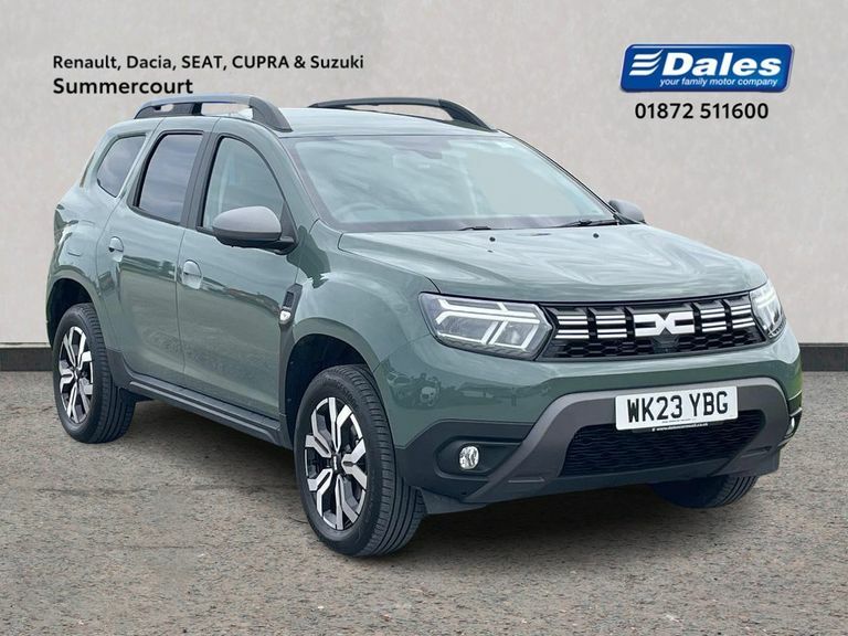 Compare Dacia Duster 1.3 Tce 130 Journey WK23YBG Green