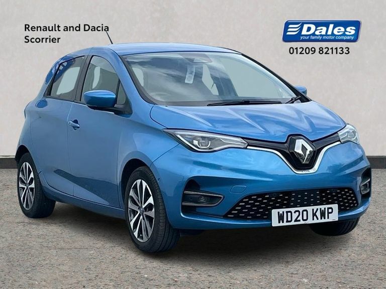 Compare Renault Zoe 100Kw I Gt Line R135 50Kwh Rapid Charge WD20KWP Blue
