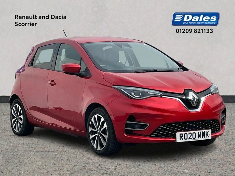 Compare Renault Zoe 100Kw I Gt Line R135 50Kwh Rapid Charge RO20MWK Red