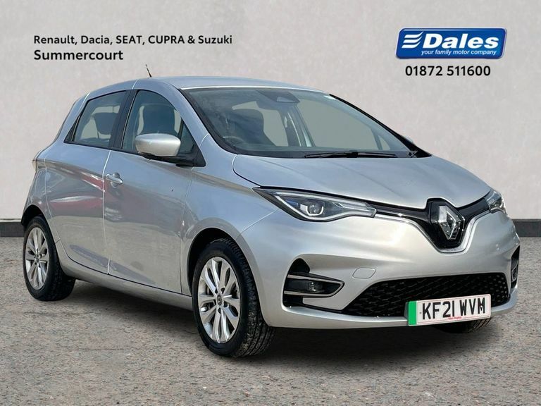 Compare Renault Zoe 100Kw Iconic R135 50Kwh Rapid Charge KF21WVM Grey