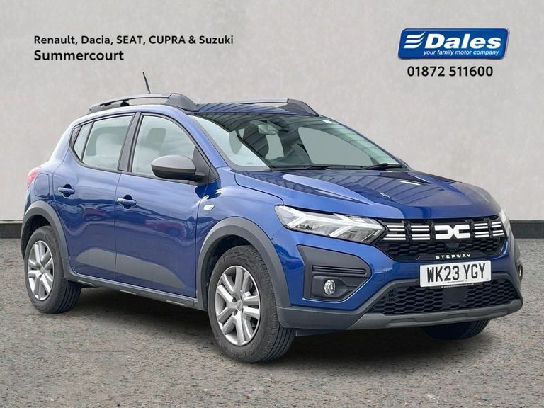 Compare Dacia Sandero Stepway 1.0 Tce Expression WK23YGY Blue