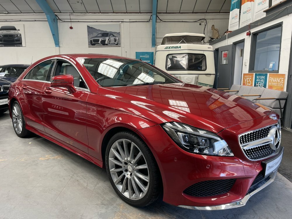 Mercedes-Benz CLS Cls 220 Bluetec Amg Line 7G-tronic Red #1