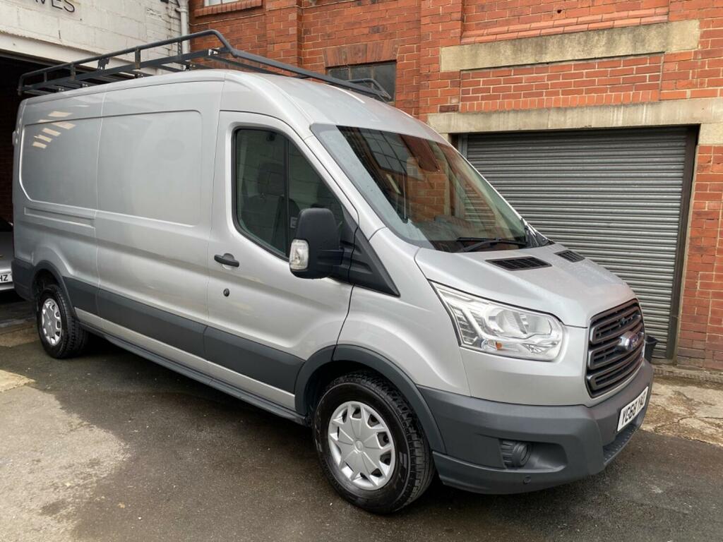 Ford Transit Custom 2.0 350 Ecoblue L3 H2 2018 Silver #1
